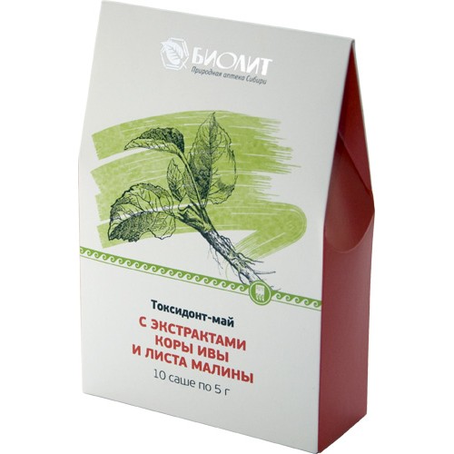 Купить Токсидонт-май с экстрактами коры ивы и листа малины  г. Электросталь  